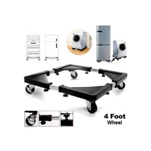 BASE MOVIBLE PARA LAVADORA Y REFRIGERADORA MULTIFUNCIONAL